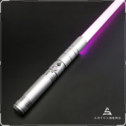 Silver Amog saber Base Lit saber For Heavy Dueling ARTSABERS