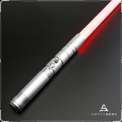 Silver Amog saber Base Lit saber For Heavy Dueling ARTSABERS