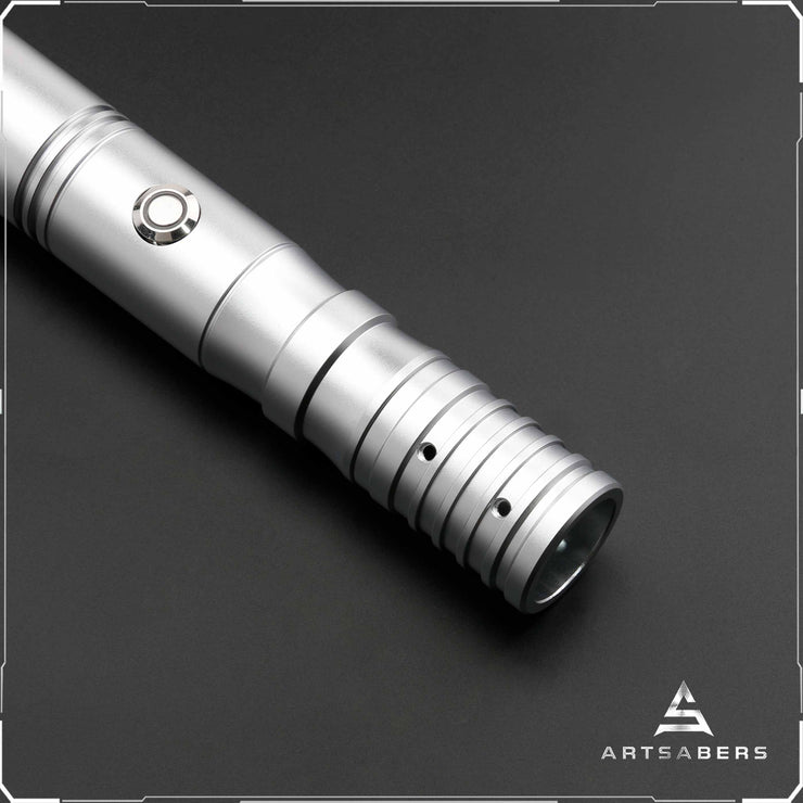 Silver VL Saber  Base Lit saber For Heavy Dueling ARTSABERS