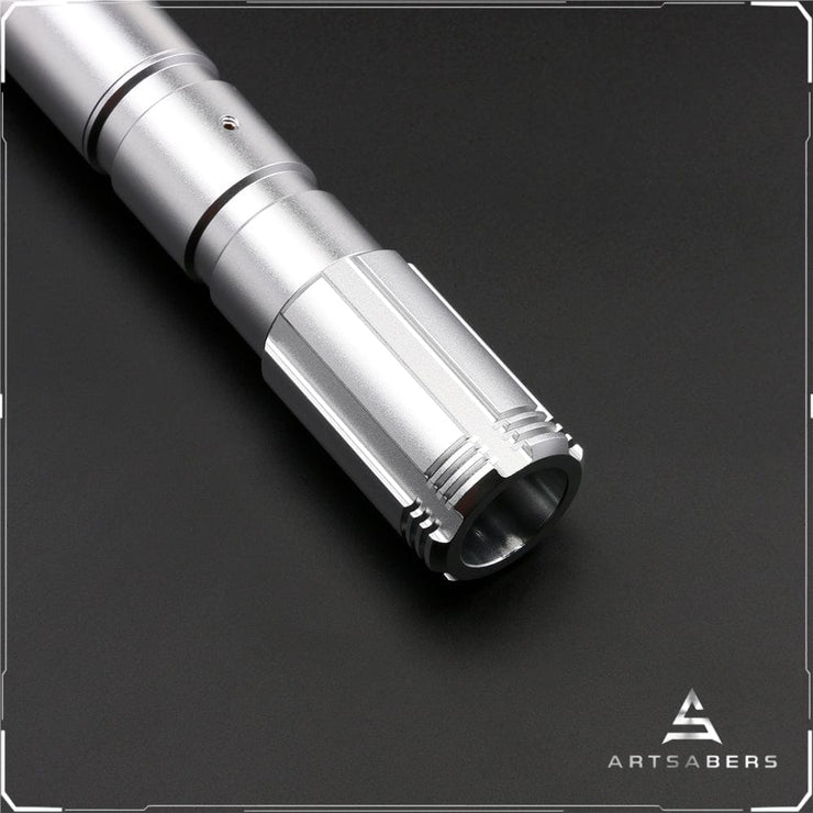 Silver Riq saber Base Lit saber For Heavy Dueling ARTSABERS