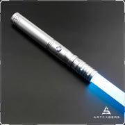 Silver VL Saber  Base Lit saber For Heavy Dueling ARTSABERS