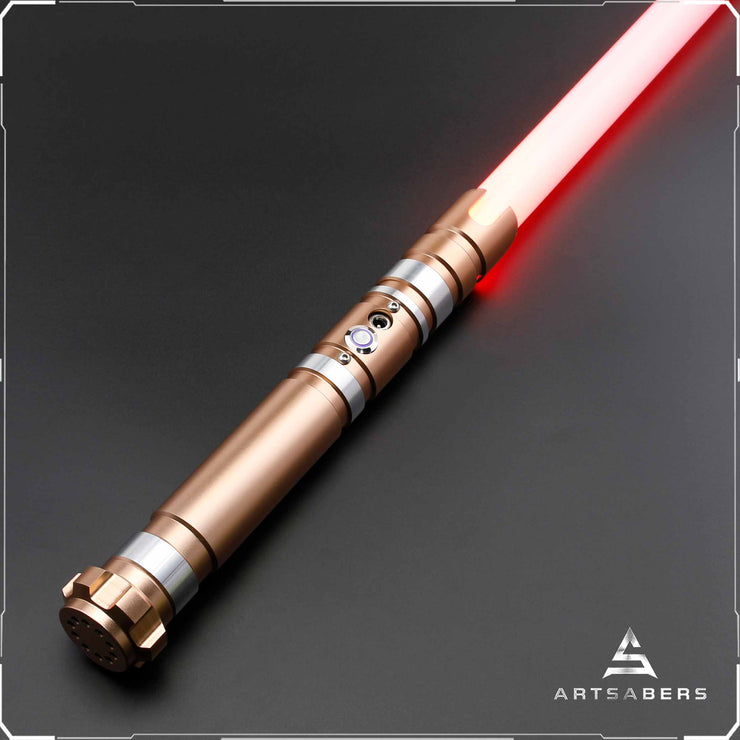 Gold Smasher V2 saber Base Lit saber For Heavy Dueling ARTSABERS