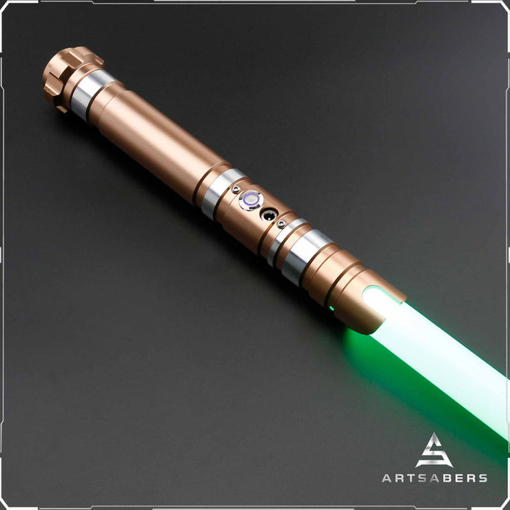 Gold Smasher V2 saber Base Lit saber For Heavy Dueling ARTSABERS