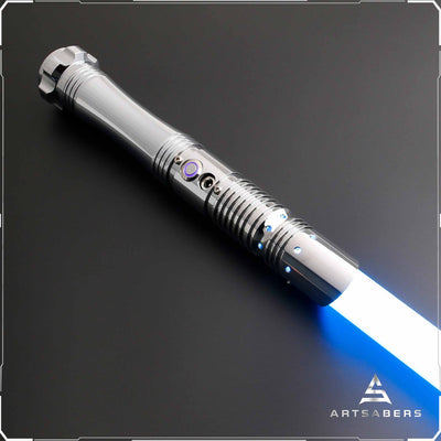 Silver Sonex saber Base Lit saber For Heavy Dueling ARTSABERS