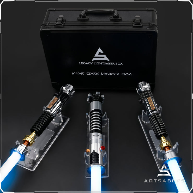 Obi-Wan K L saber Collectible Set Of 3 sabers ARTSABERS