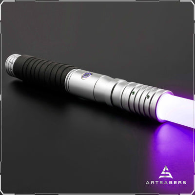 Silver VL Saber  Base Lit saber For Heavy Dueling ARTSABERS