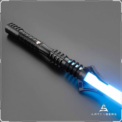 Black Crusher Base lit Blade saber Force FX Heavy Dueling saber ARTSABERS