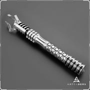 Silver Crusher saber Force FX Heavy Dueling saber Base lit ARTSABERS