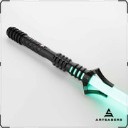 Black Crusher Base lit Blade saber Force FX Heavy Dueling saber ARTSABERS