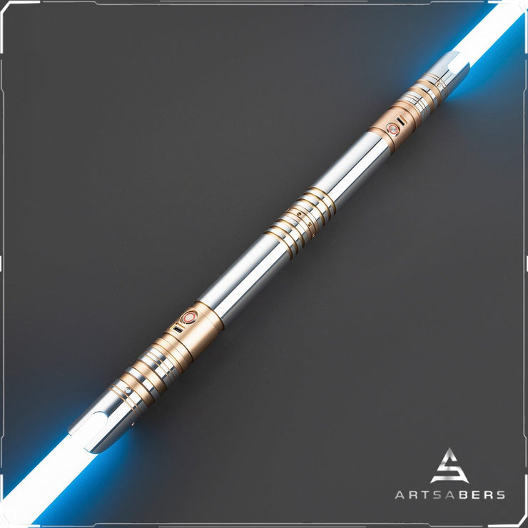 Gold Hammer Double Bladed saber Star Wars saber ARTSABERS