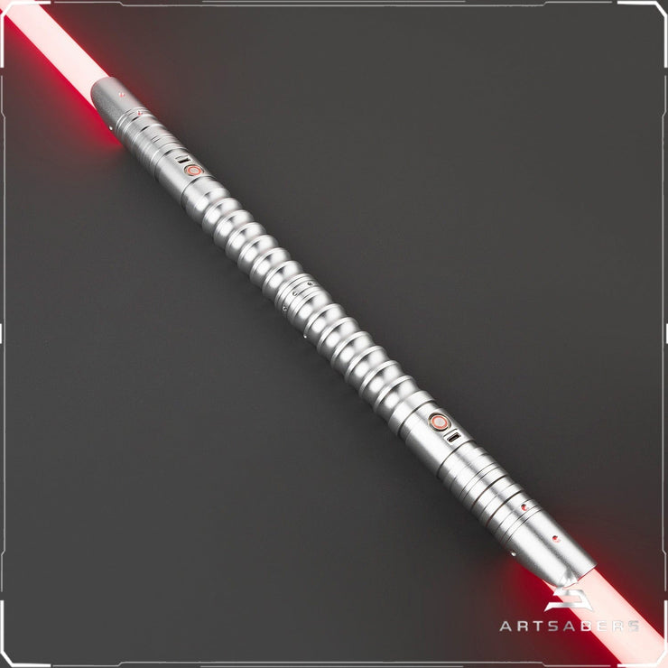 Silver Simplex V3 Double Bladed saber Star Wars saber ARTSABERS