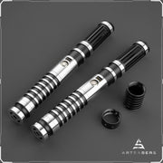 Silver Chaser Double Bladed saber Star Wars saber ARTSABERS