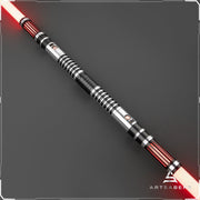 Silver Chaser Double Bladed saber Star Wars saber ARTSABERS