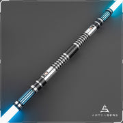 Silver Chaser Double Bladed saber Star Wars saber ARTSABERS