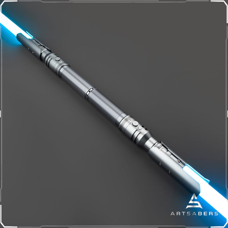 Fallen Order Neopixel saber STAFF with 2 Blades & Hard Case (22 Fonts, XenoPixel V2 or Proffieboard 2.2)