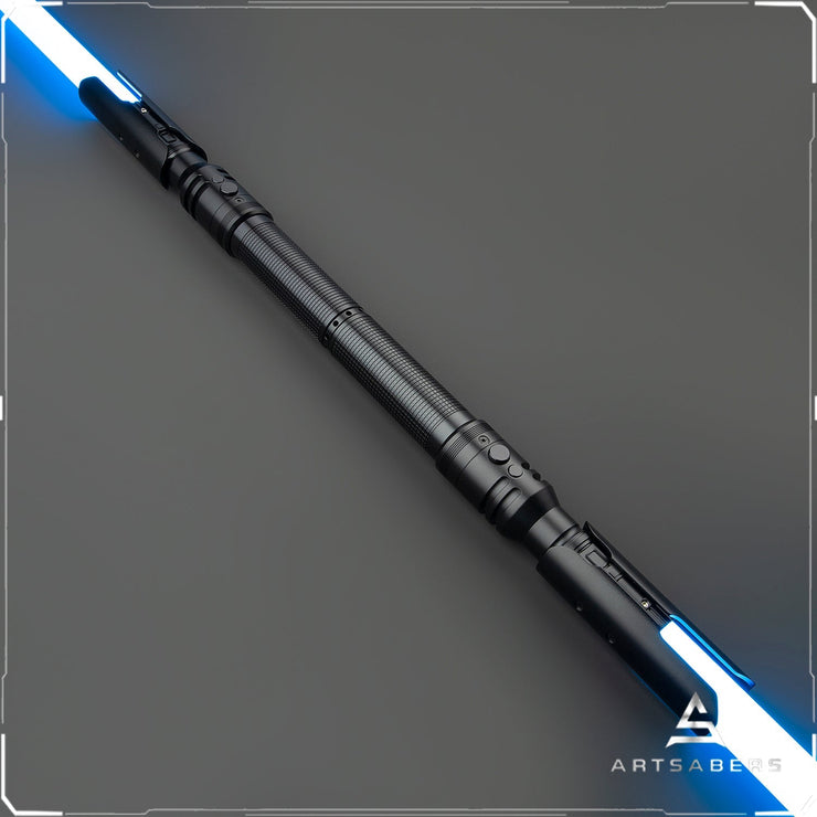 Fallen Order Neopixel saber STAFF with 2 Blades & Hard Case (22 Fonts, XenoPixel V2 or Proffieboard 2.2)