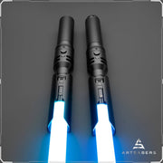 Fallen Order Neopixel saber STAFF with 2 Blades & Hard Case (22 Fonts, XenoPixel V2 or Proffieboard 2.2)